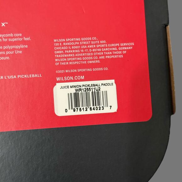 MINIONS X Wilson JUICE Wide Body Pickleball Paddle - Made In USA - Despicable Me - Picture 5 of 6